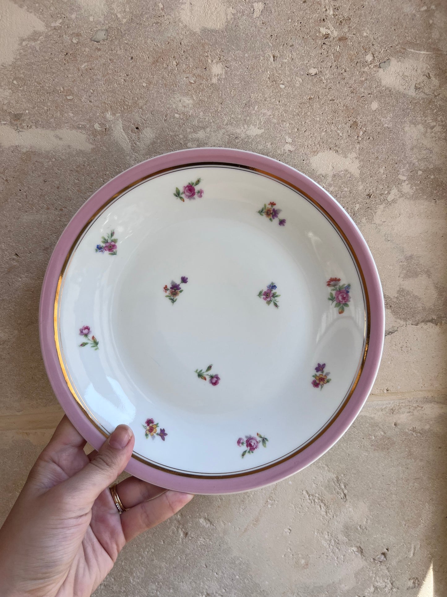 Assiettes vintage porcelaine