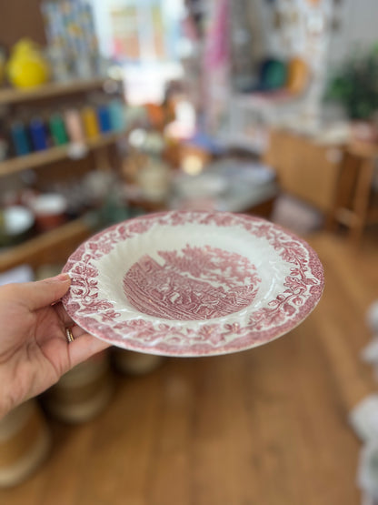 Assiettes vintage creuses anglaises