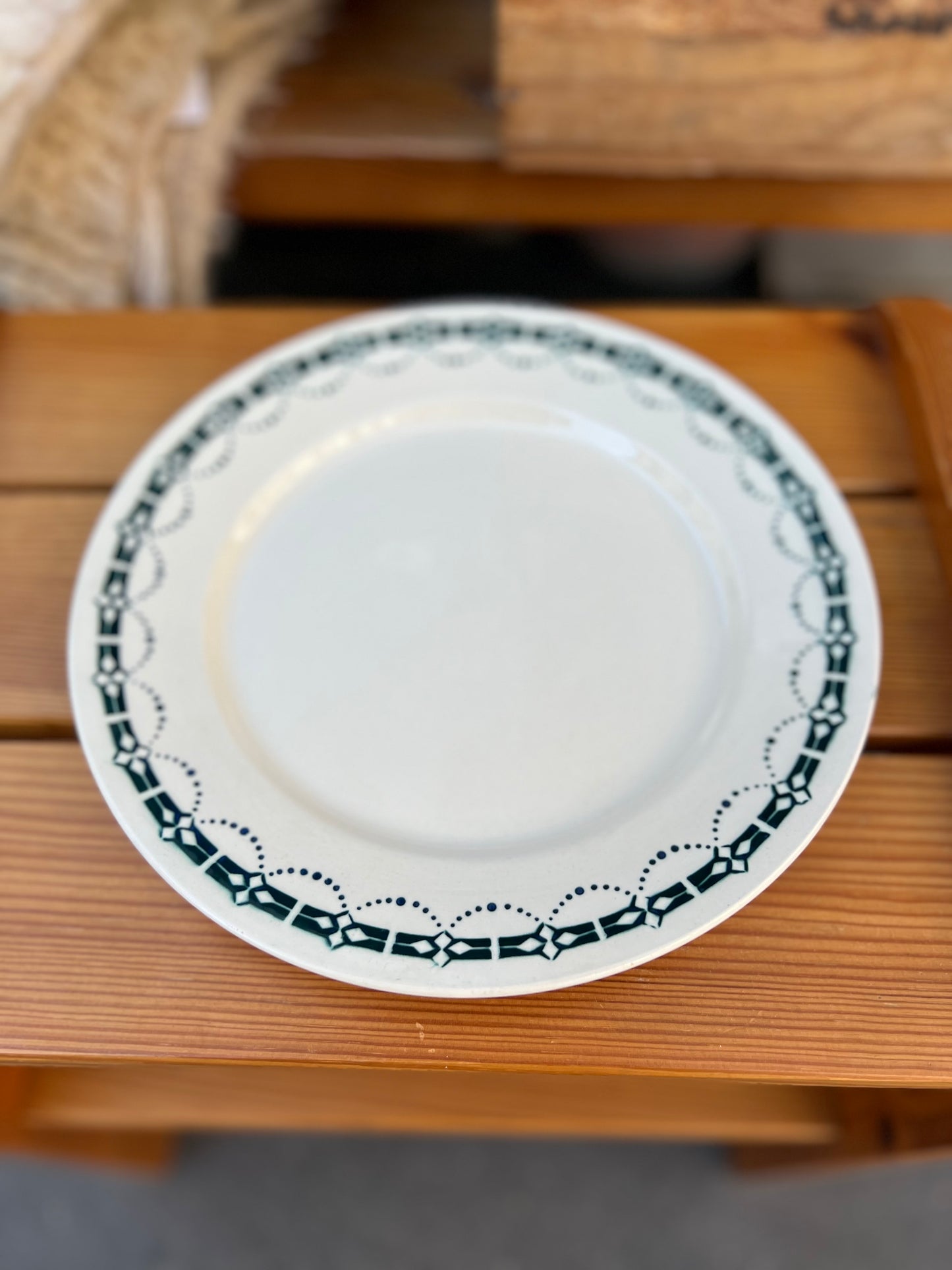 Assiettes vintage terre de fer