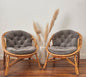 Fauteuil en rotin vintage
