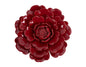DÉCO MURALE FLEUR CÉRAMIQUE 17.2X17.2X4.7