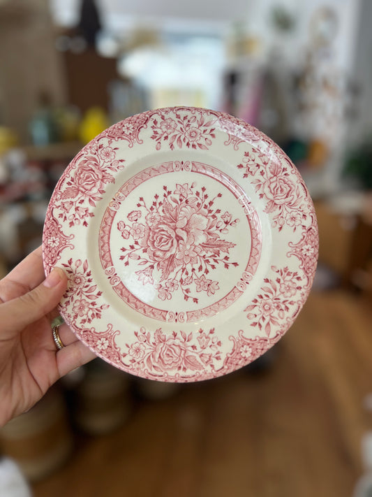 Assiettes vintage dessert anglaises