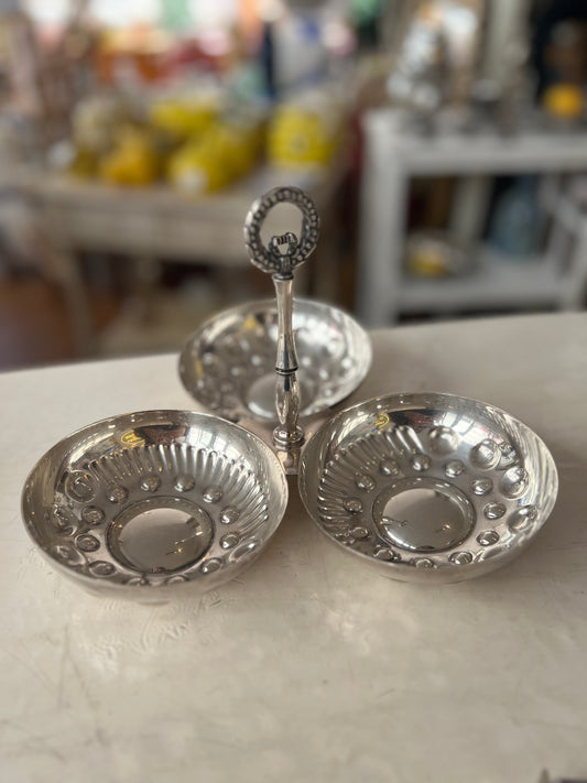 Serviteur vintage inox
