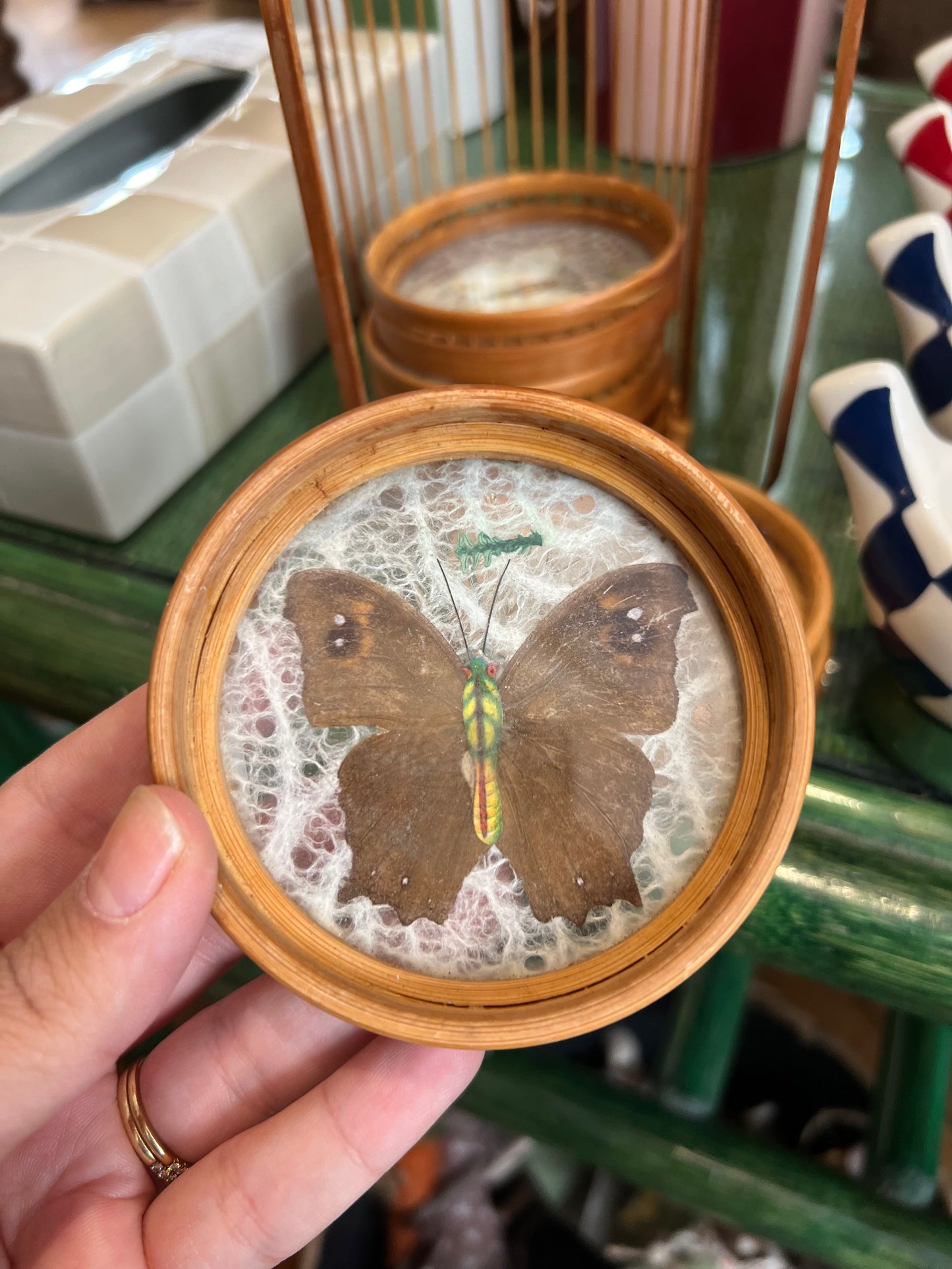 Dessous de verre vintage