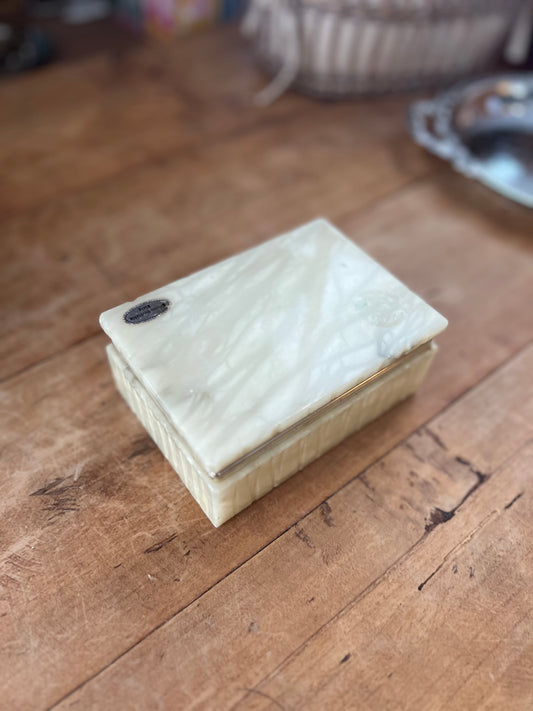 Boîte en marbre vintage