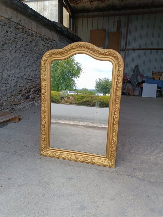 Miroir vintage doré 115x77 cm