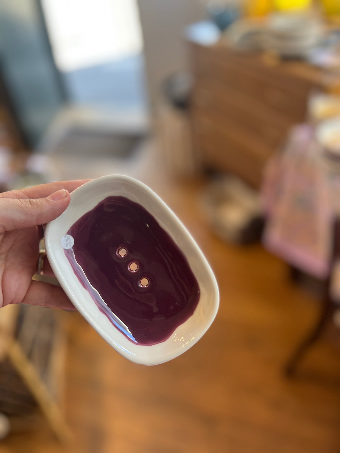 PORTE-SAVON - COLOR - Prune