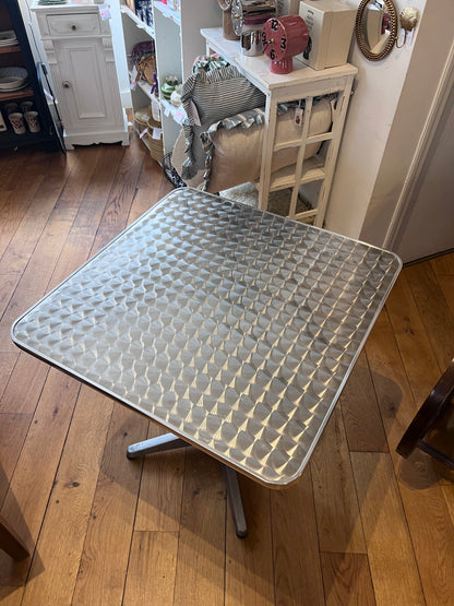 Table à manger vintage chrome