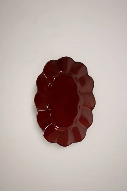 Plat/assiette Paul rouge