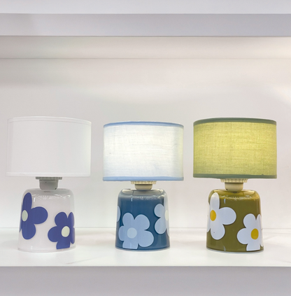Lampes LED fleurus à piles D13 H20cm plusieurs coloris disponibles
