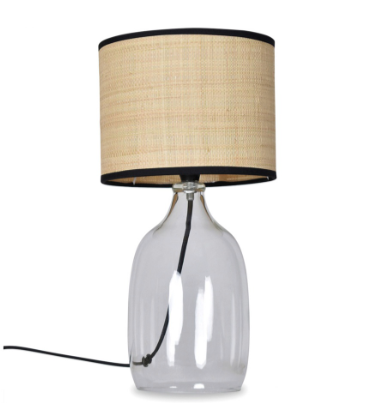 Lampe Familiale transparente D20 H40,5cm