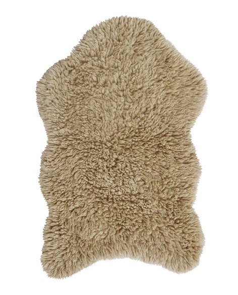 Tapis en laine - Woolly - Beige - 75 x 110