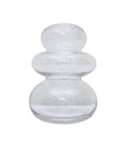 Vase Zen transparent L11 P10,7 H14,5cm