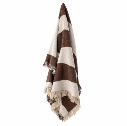 Bilston Plaid, Marron, Coton recyclé