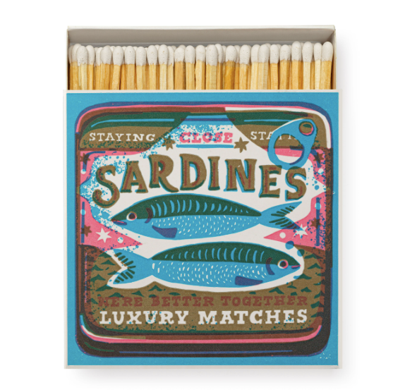 Boîte d’allumettes Better Together Sardines by The Printed Peanut