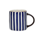 Mug Porcelaine ANAFI rayures bleues