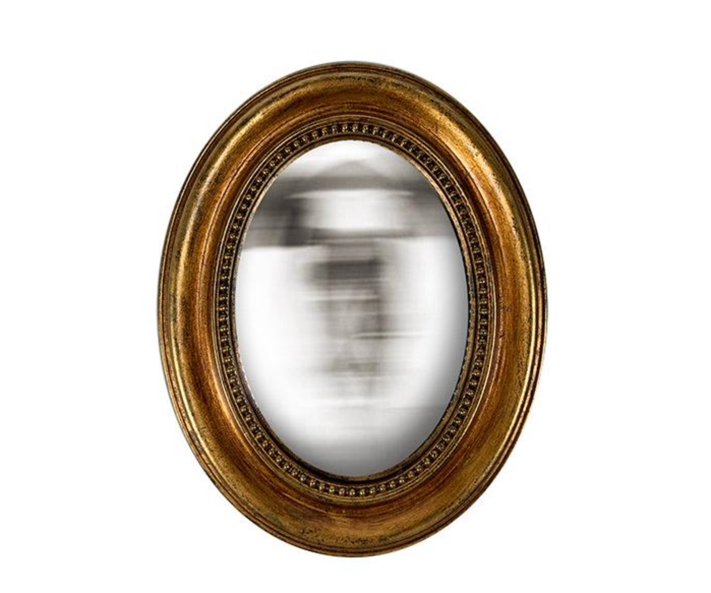 MIROIR CONVEXE OVALE PERLE D 24X19CM