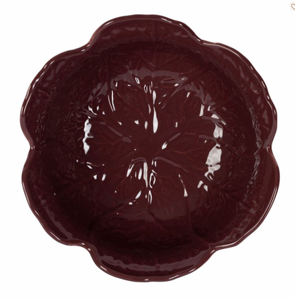 SALADIER CHOU AUBERGINE D27XH11CM GRES
