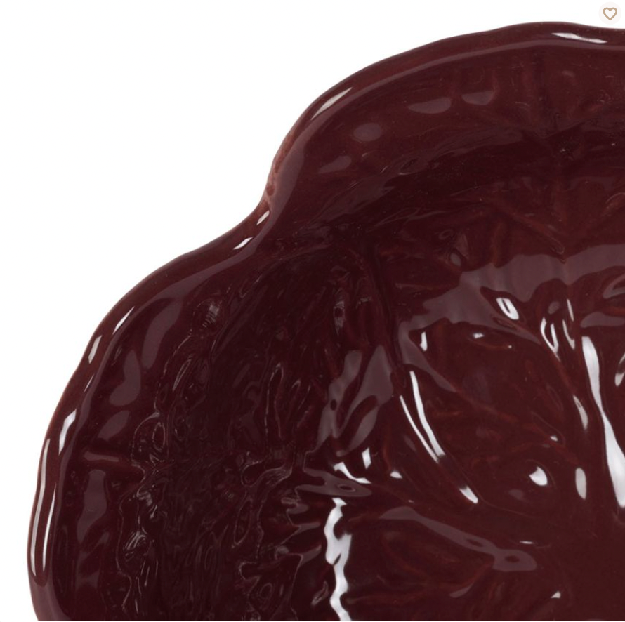 SALADIER CHOU AUBERGINE D27XH11CM GRES