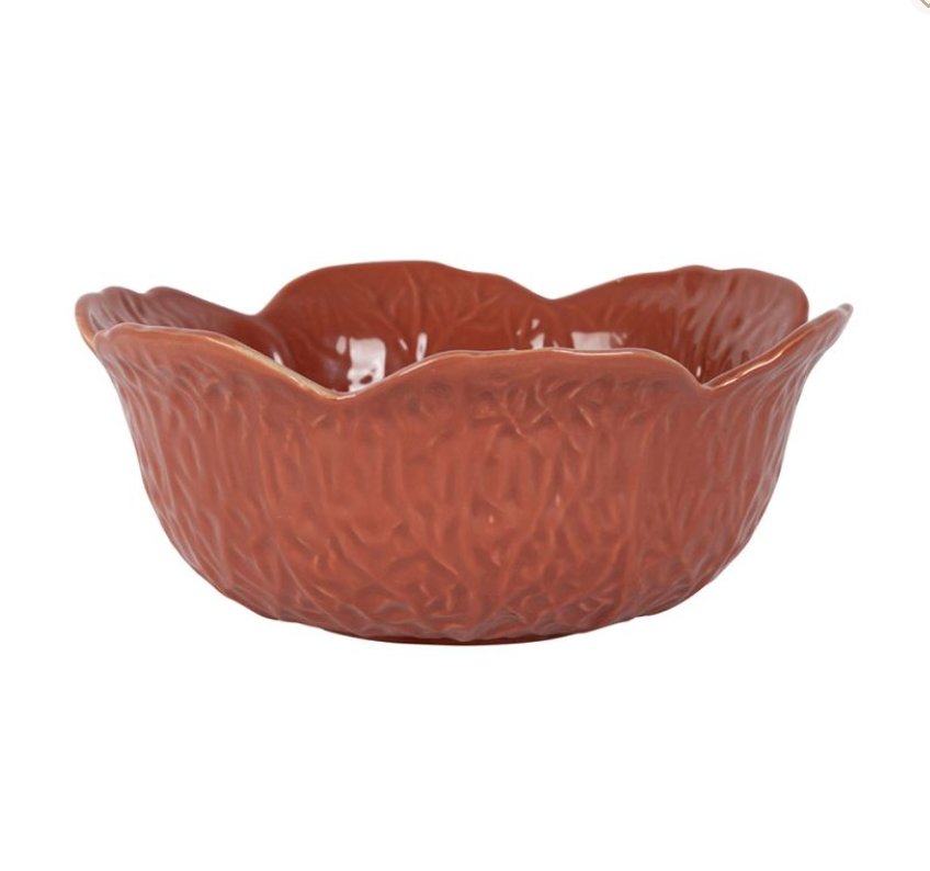 SALADIER CHOU RHUBARBE D15XH6.5CM GRES