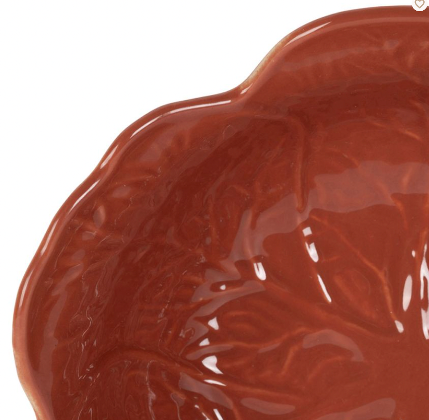 SALADIER CHOU RHUBARBE D15XH6.5CM GRES