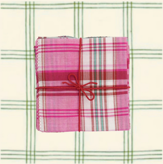 Serviettes de table x4 Tornado Flamingo