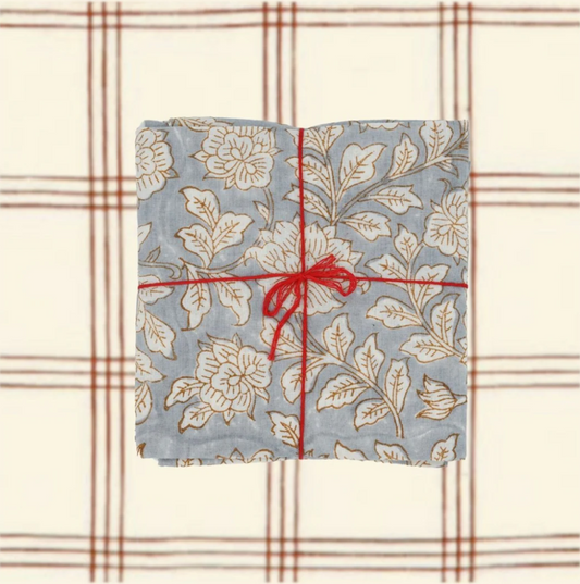 Serviette de table x4 Iris Artic