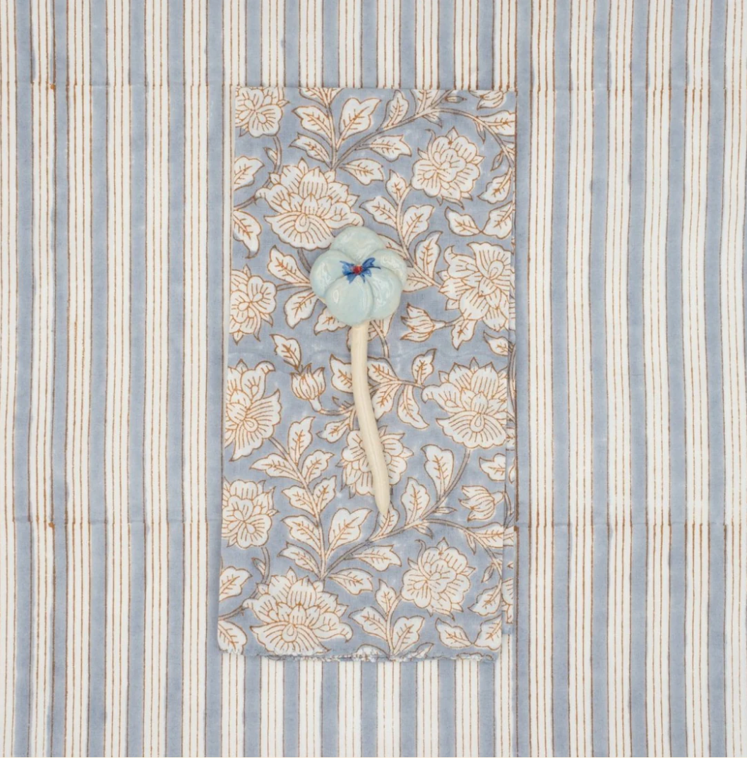 Serviette de table x4 Iris Artic