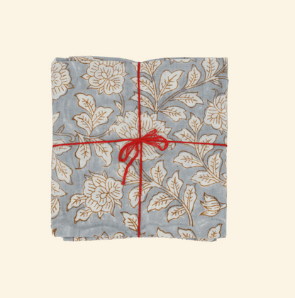 Serviette de table x4 Iris Artic