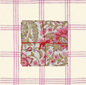 Serviette de table x4 Gypsophil Pasteque
