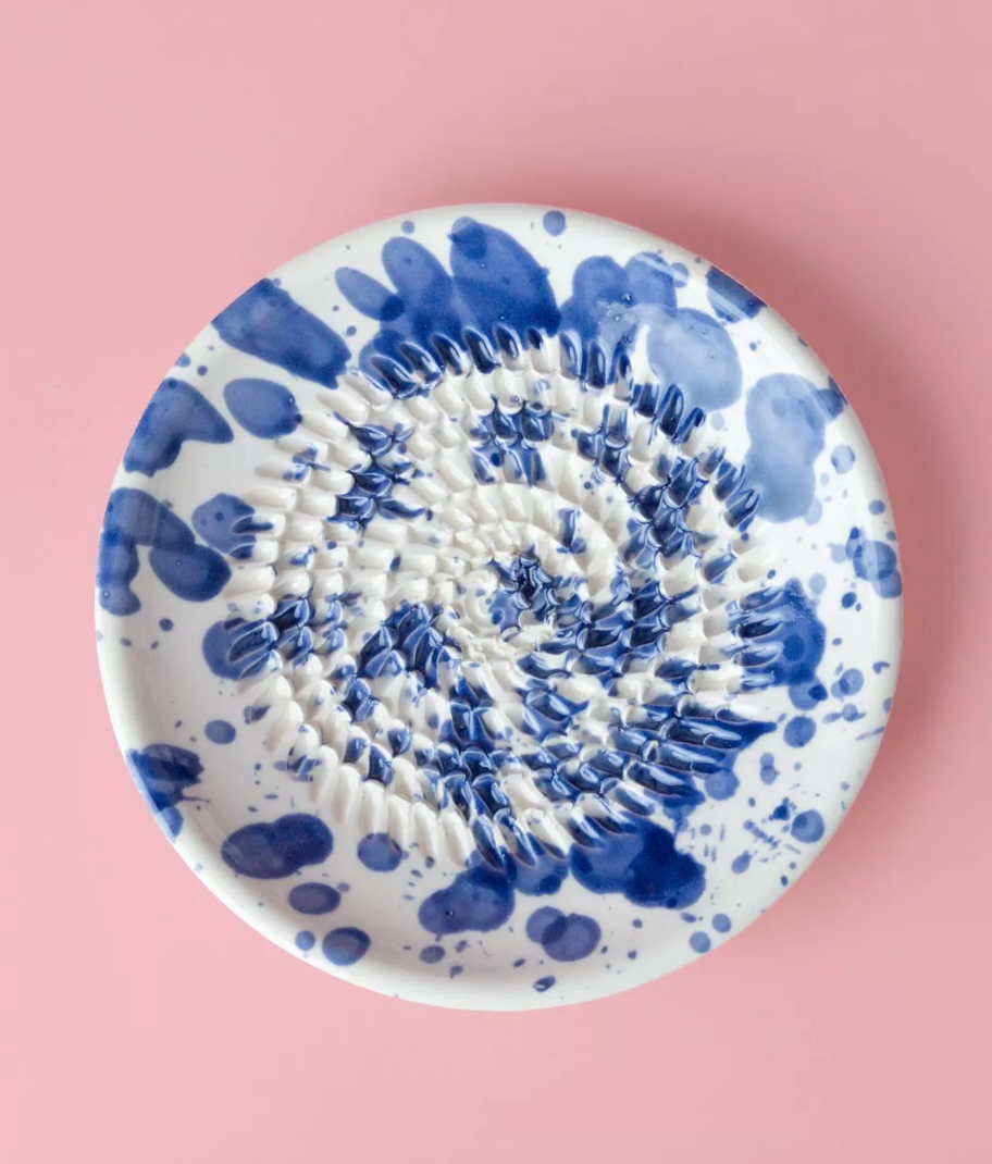 Plat en céramique PETITE Râpe à Ail / Perse