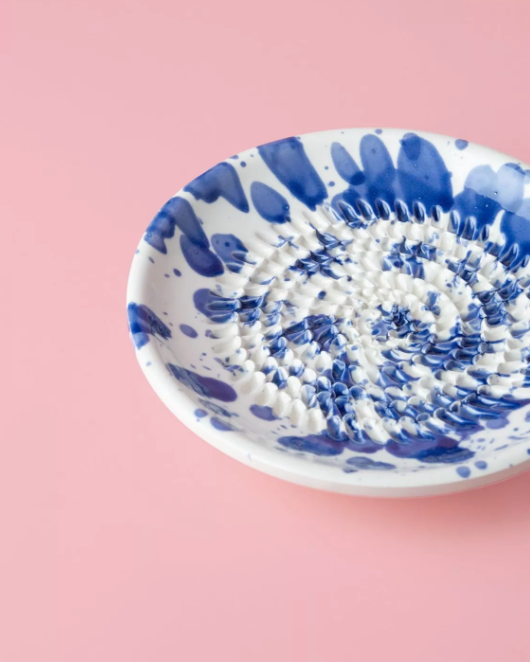Plat en céramique PETITE Râpe à Ail / Perse