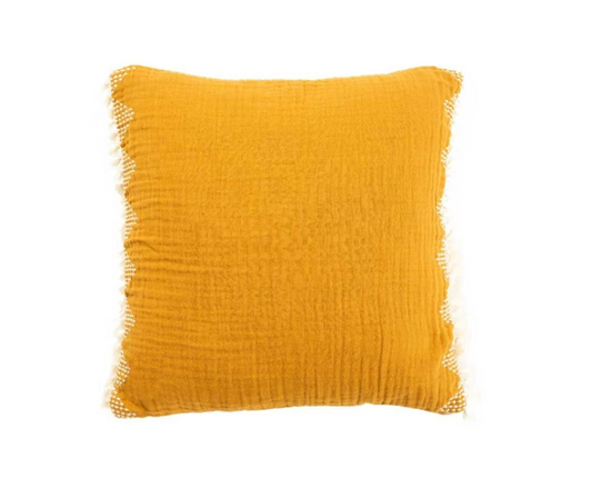 Coussin Salina Curry/Ecru 45x45cm