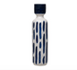 VASE CERAM MOTIF BLEU 9X34.5CM