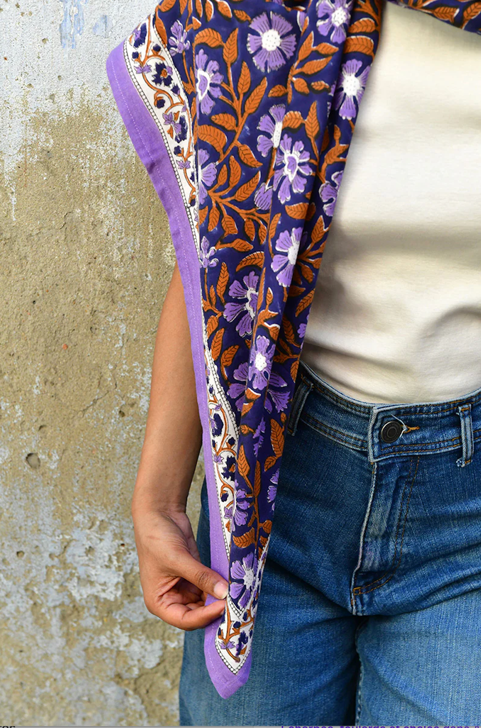 Grand foulard N°115 Nuit - Byzantine