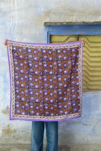 Grand foulard N°115 Nuit - Byzantine