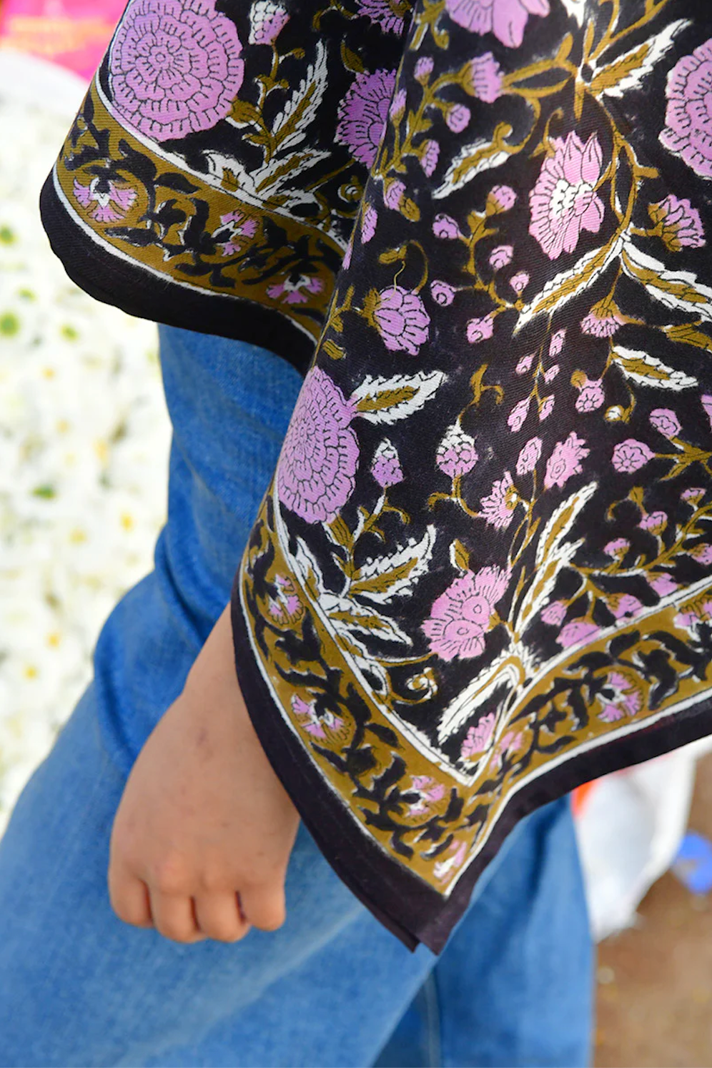 Grand foulard N° 112 Nuit - Byzantine