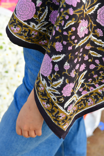 Grand foulard N° 112 Nuit - Byzantine