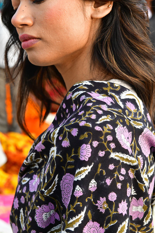 Grand foulard N° 112 Nuit - Byzantine