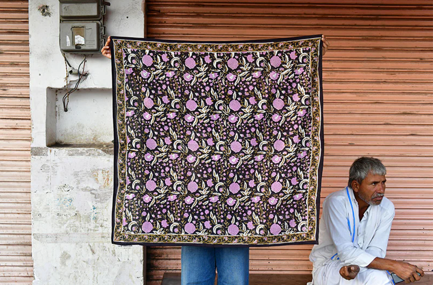 Grand foulard N° 112 Nuit - Byzantine
