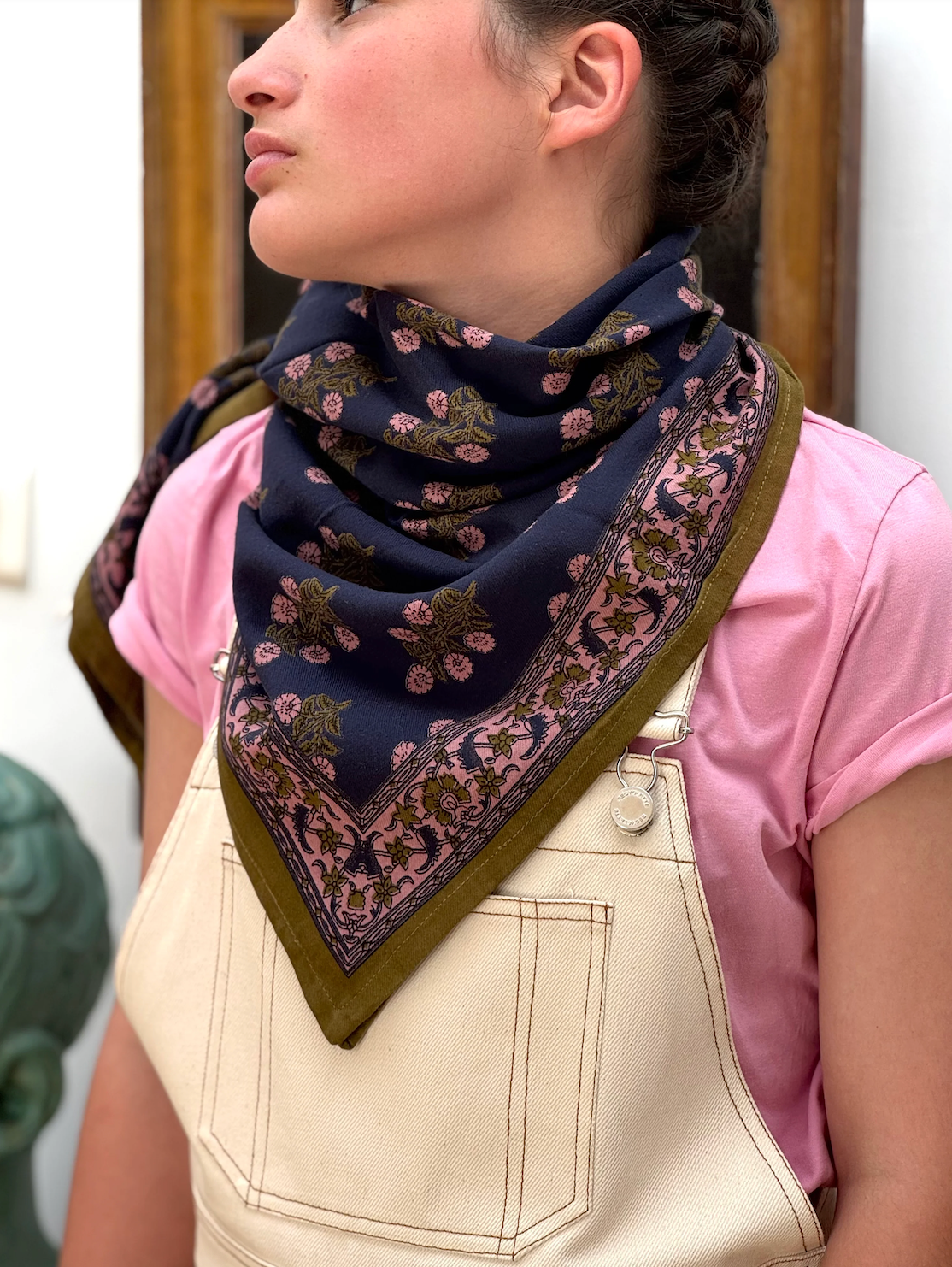 Grand foulard ANTIGONE Nuit - Byzantine