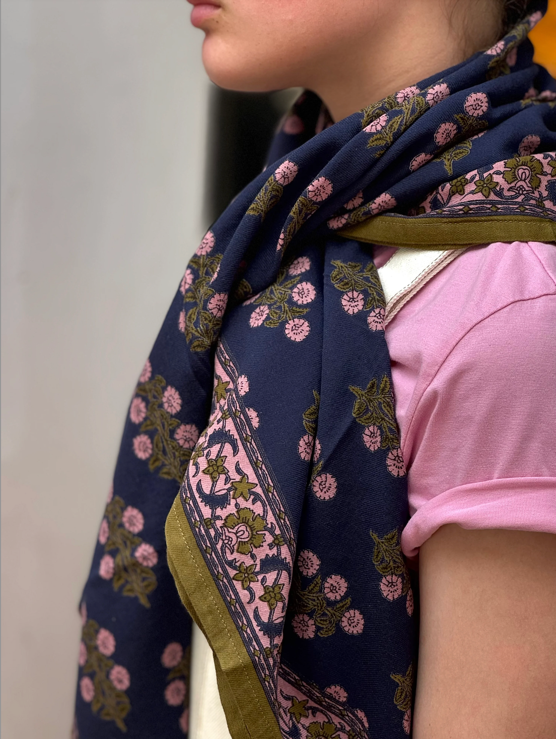 Grand foulard ANTIGONE Nuit - Byzantine