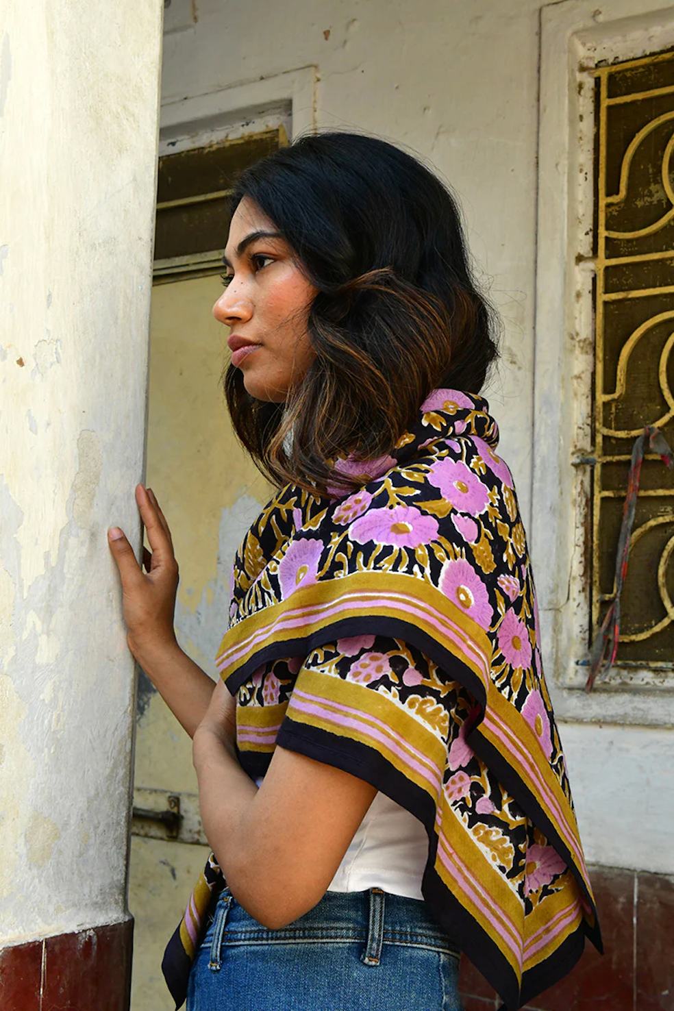 Grand foulard ANI Nuit - Byzantine