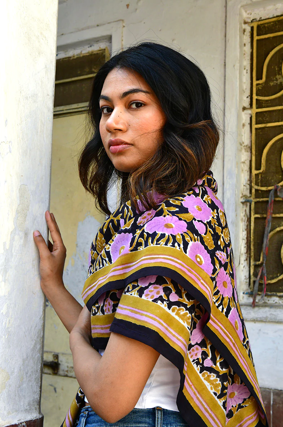 Grand foulard ANI Nuit - Byzantine