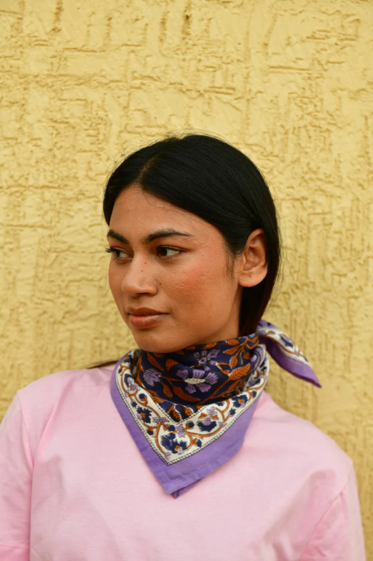 Petit foulard N°115 Nuit - Byzantine