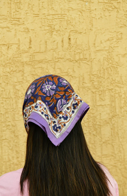 Petit foulard N°115 Nuit - Byzantine