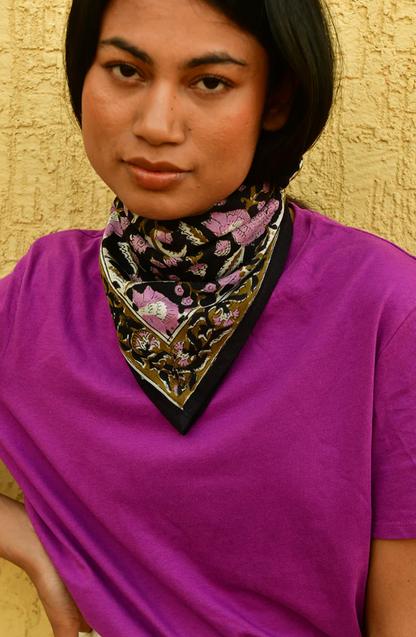 Petit foulard N°112 Nuit - Byzantine