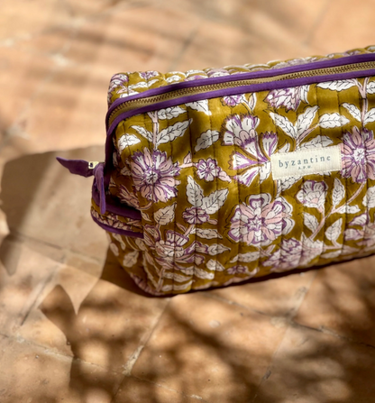 Trousse de toilette femme XL - Carthage Kaki - Byzantine