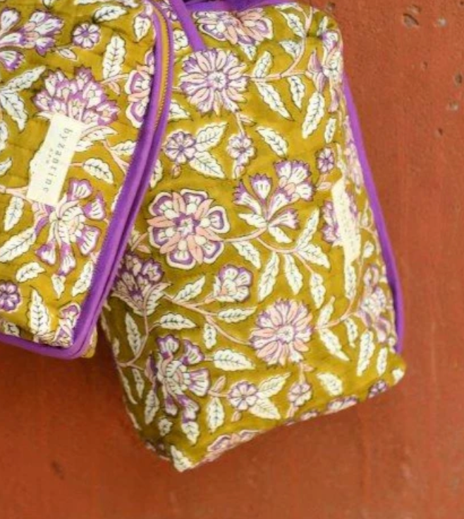 Trousse de toilette femme XL - Carthage Kaki - Byzantine