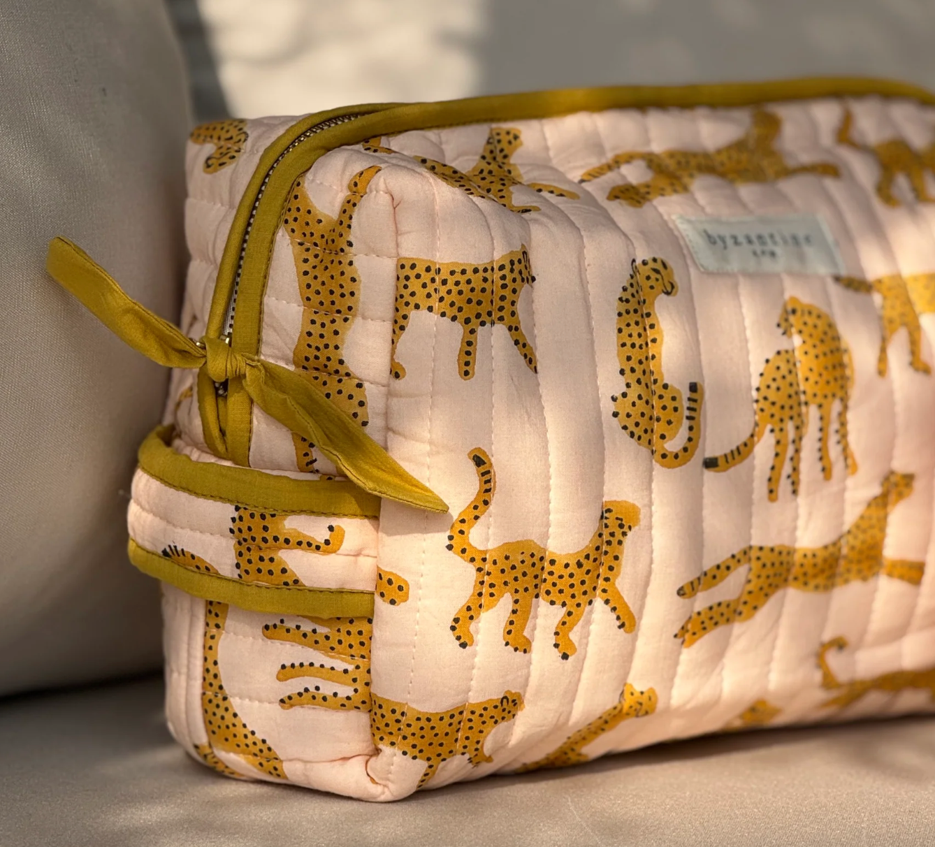 Trousse de toilette femme XL - Fauve Rose - Byzantine